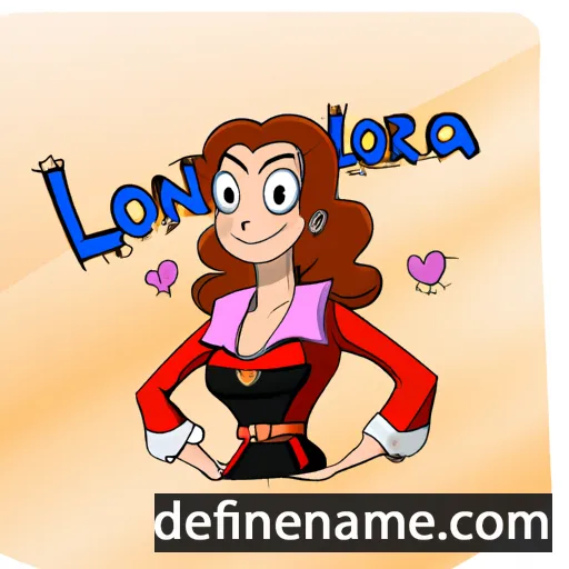 Loredana cartoon