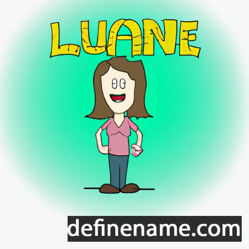 Luanne cartoon