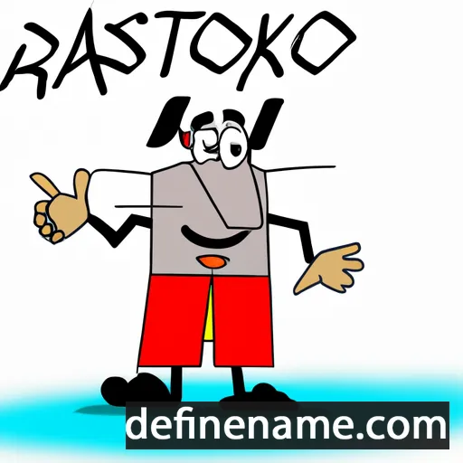 Rastko cartoon