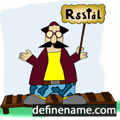 Rastsislaŭ cartoon