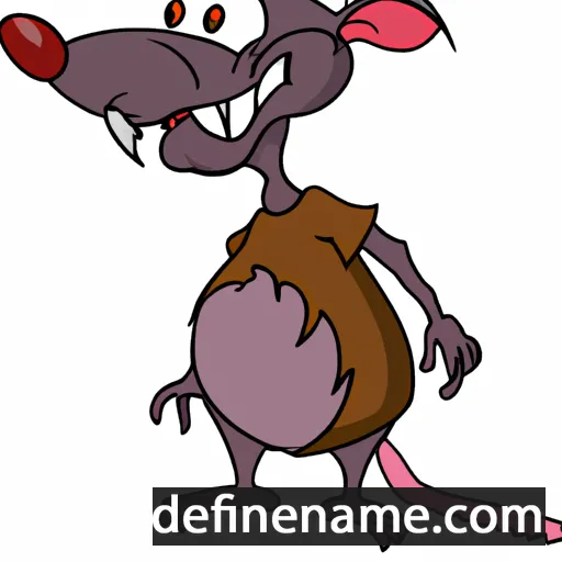 Rat cartoon