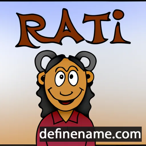 cartoon of the name Rati