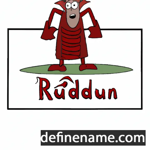 Rauðbjǫrn cartoon