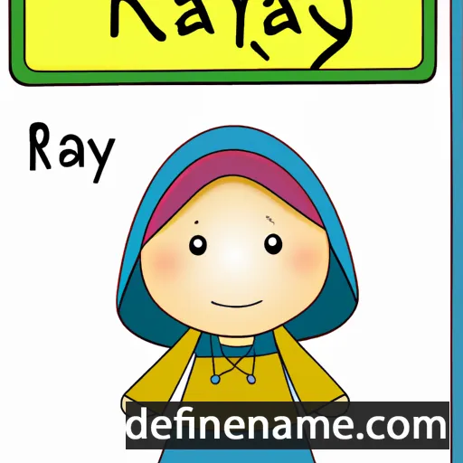 cartoon of the name Raya