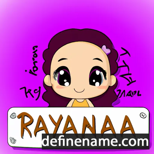 Rayanna cartoon