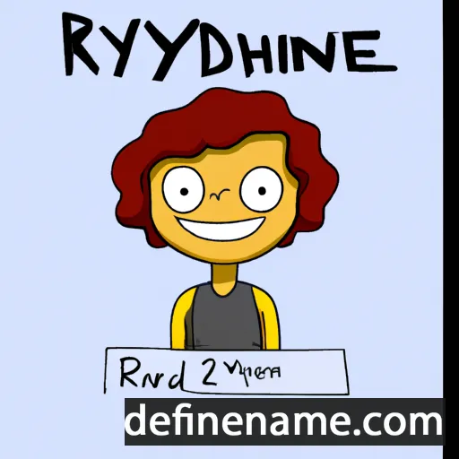 Raydine cartoon