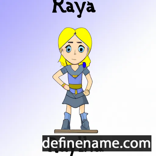 cartoon of the name Rayla