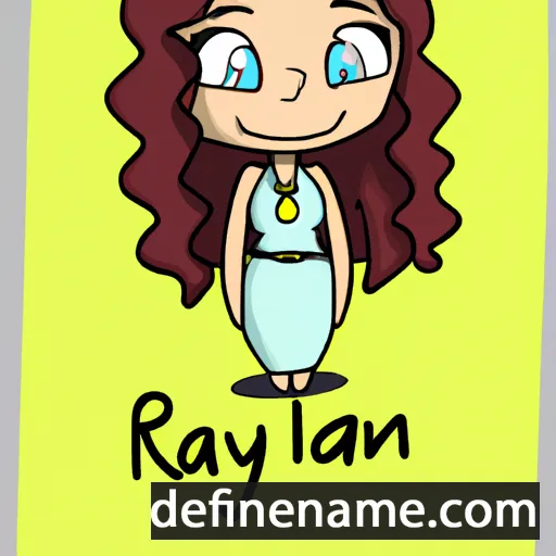 Raylynn cartoon