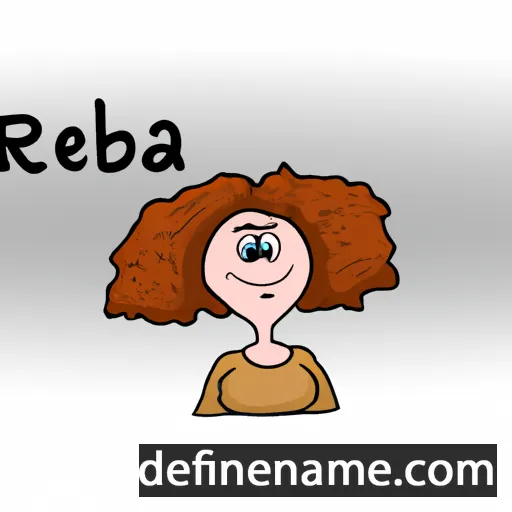 cartoon of the name Reba