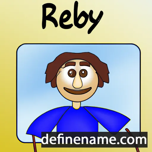 cartoon of the name Reby