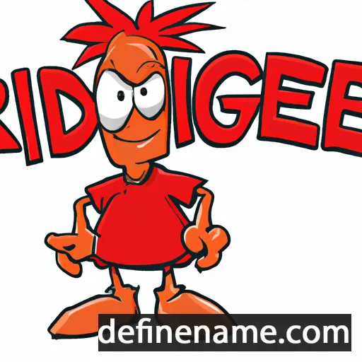 Redgie cartoon