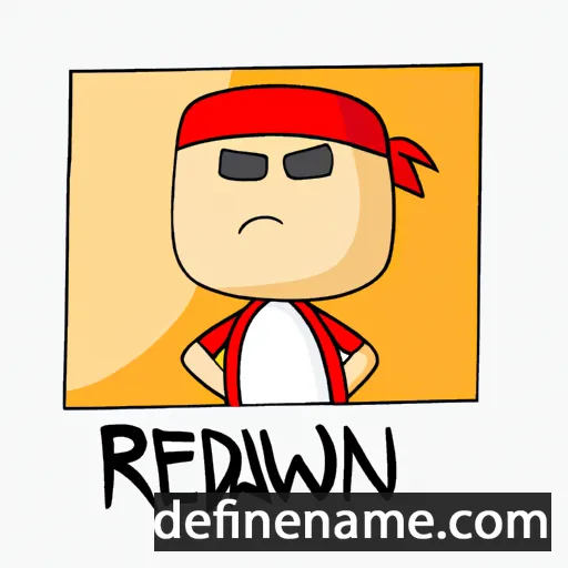 Redzuwan cartoon