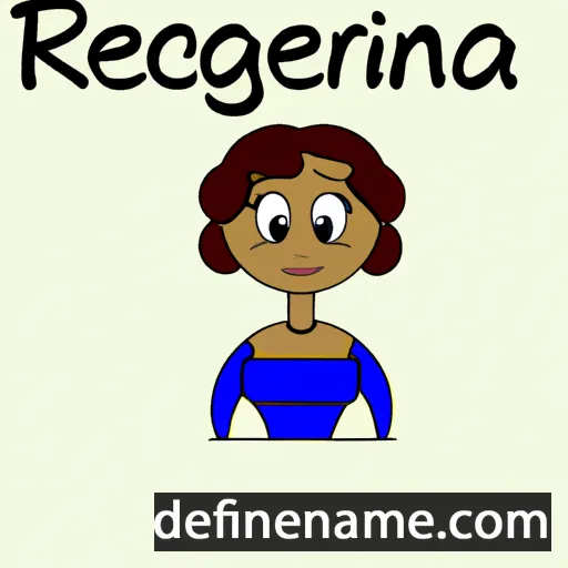 Regenia cartoon