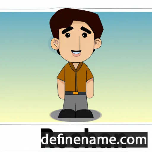 cartoon of the name Rehan