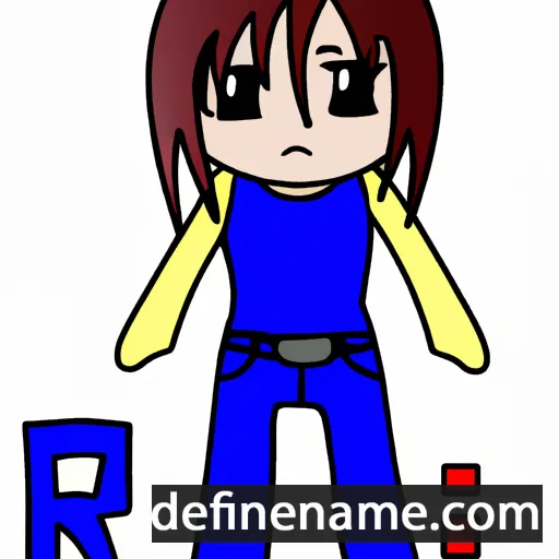 cartoon of the name Rei