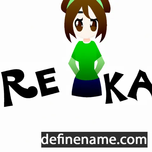 cartoon of the name Reika