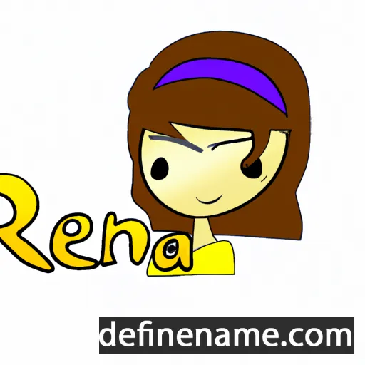 cartoon of the name Reina