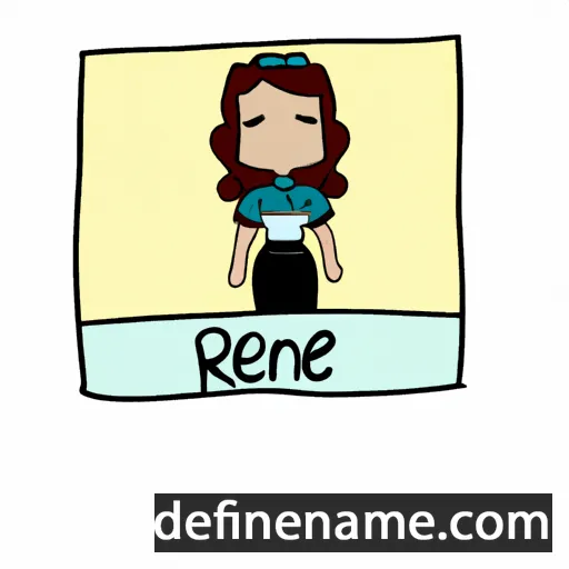 cartoon of the name Reine