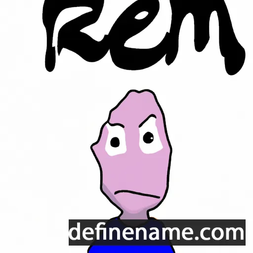 Rem cartoon