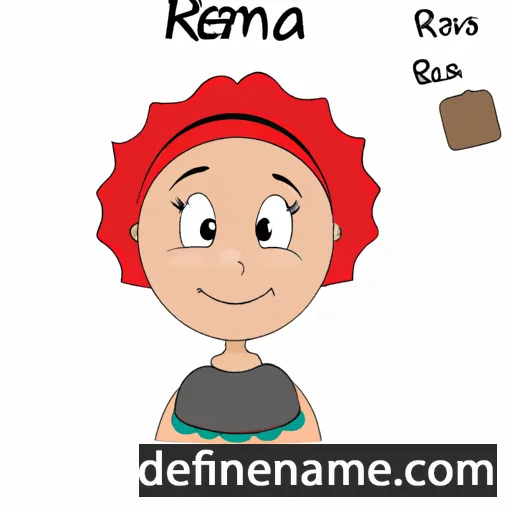 cartoon of the name Rema