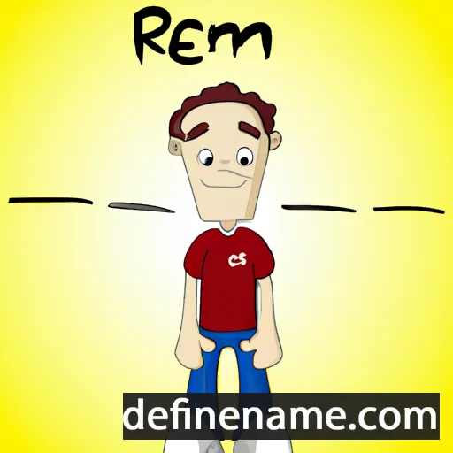 cartoon of the name Remi