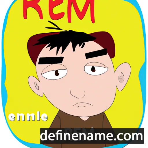 cartoon of the name Remi