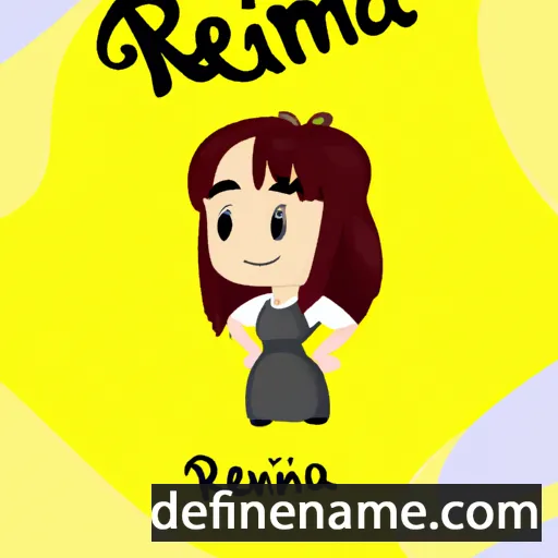 cartoon of the name Remina