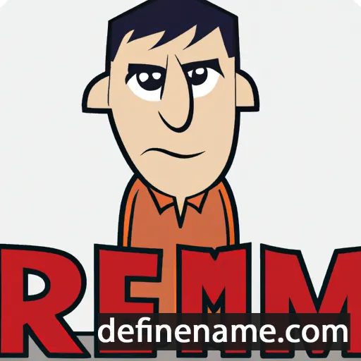 cartoon of the name Remir