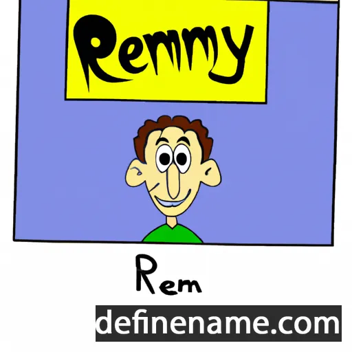 Remmy cartoon