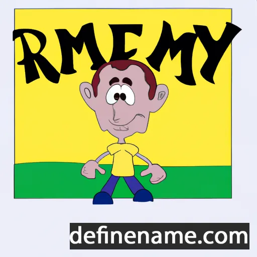 cartoon of the name Remy