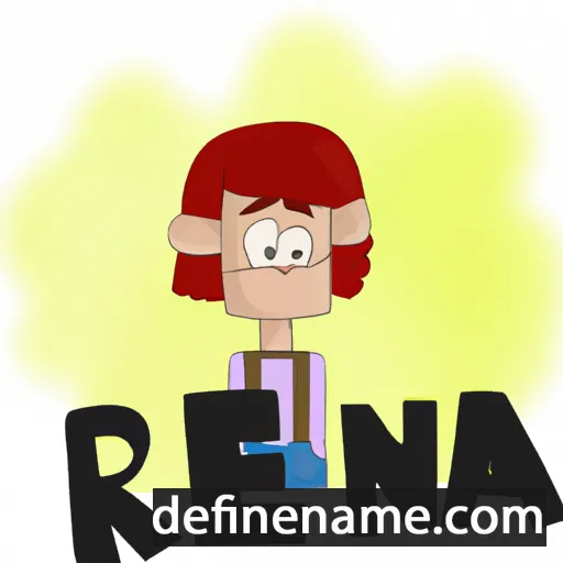 Reńka cartoon