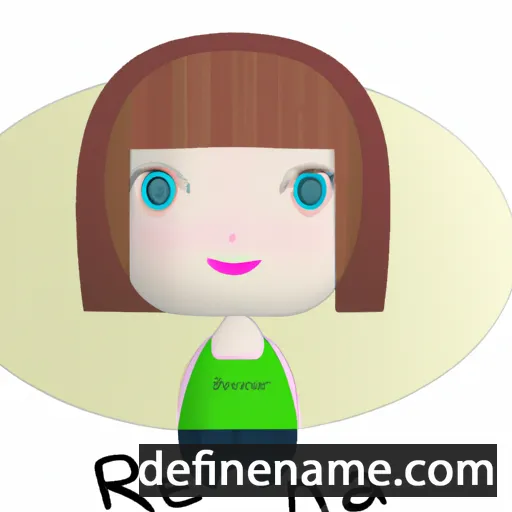 cartoon of the name Rena