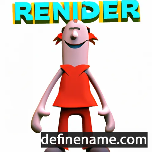 Render cartoon