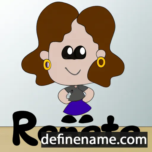 Reneetje cartoon