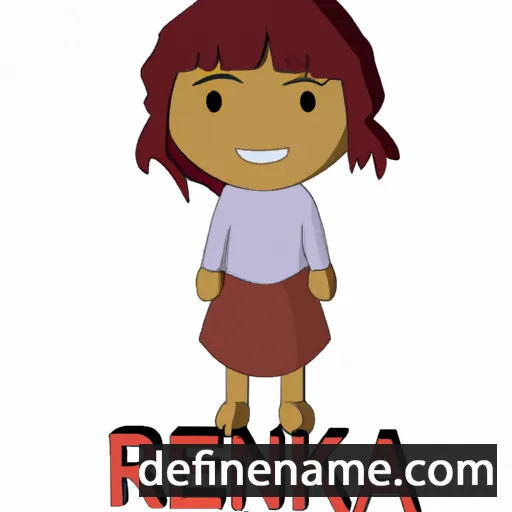 cartoon of the name Renika