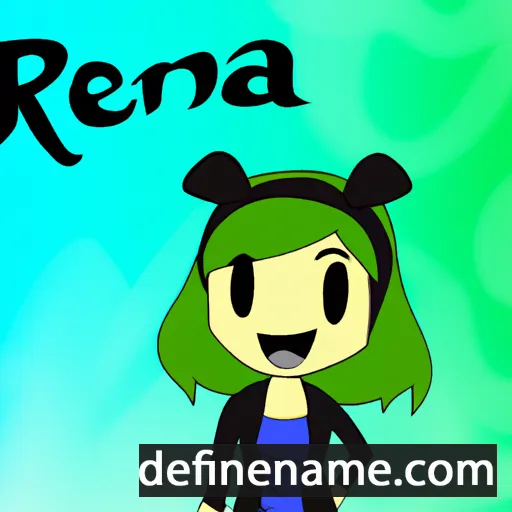 cartoon of the name Renna