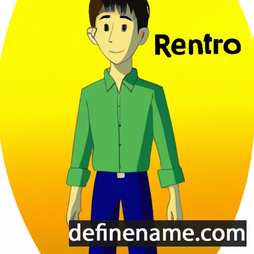 Rentaro cartoon