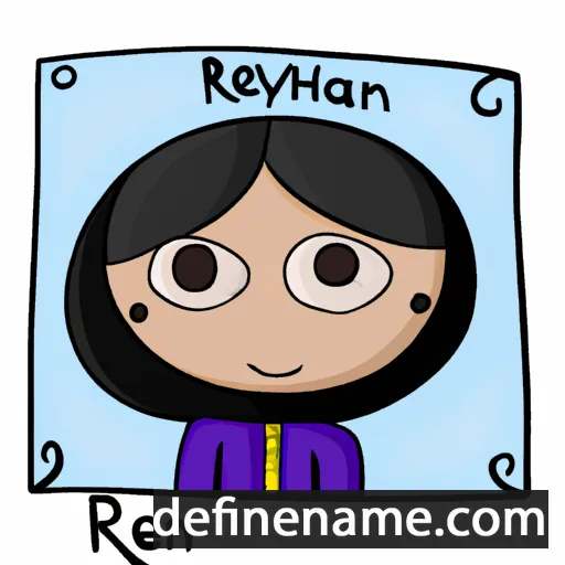 Reyhaneh cartoon