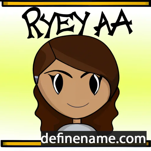 cartoon of the name Reyna