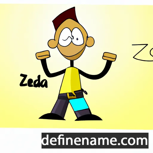 cartoon of the name Rezeda