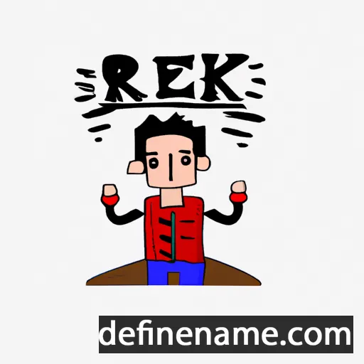 cartoon of the name Rezki