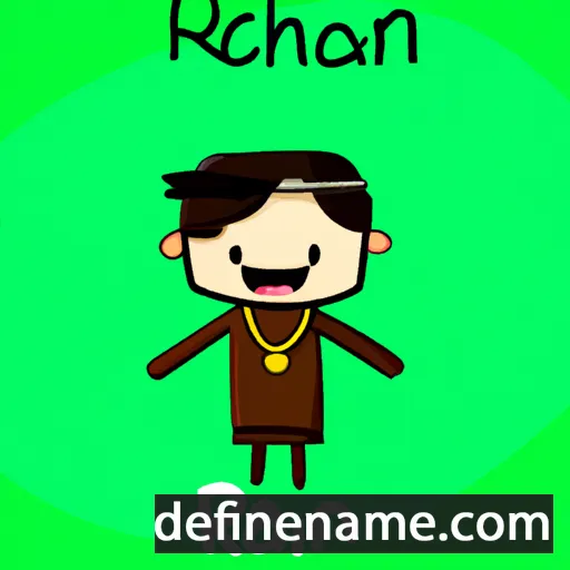 Rhain cartoon