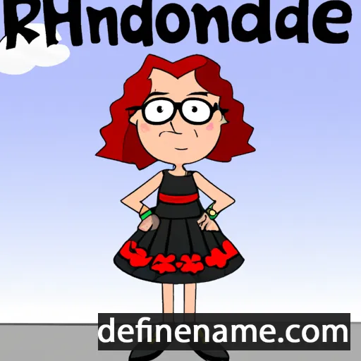 Rhodamne cartoon