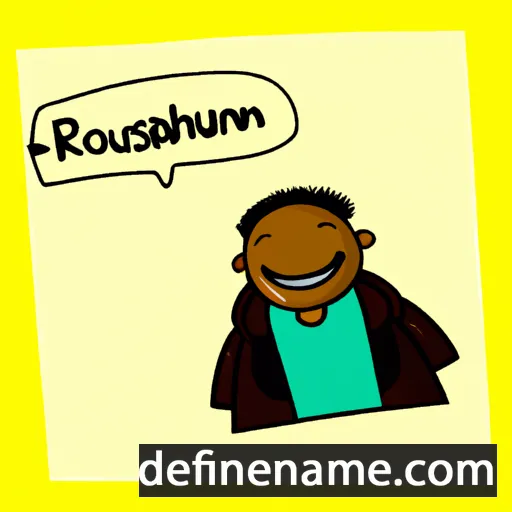 Rhoshaun cartoon