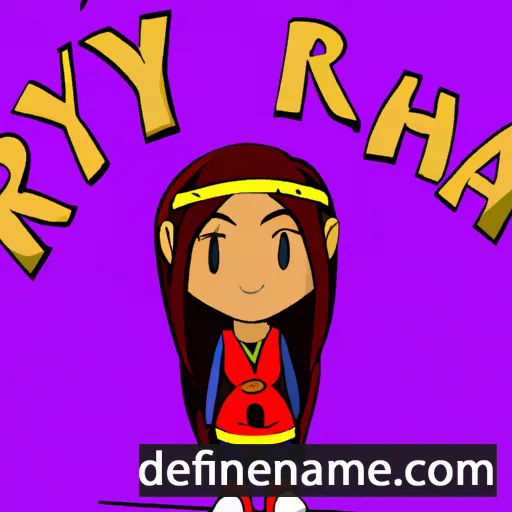 Rhya cartoon