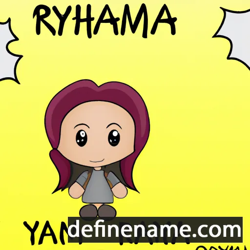 Rhyanna cartoon