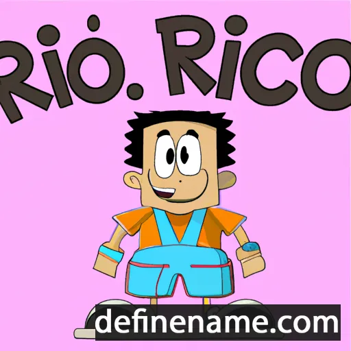 Ricco cartoon