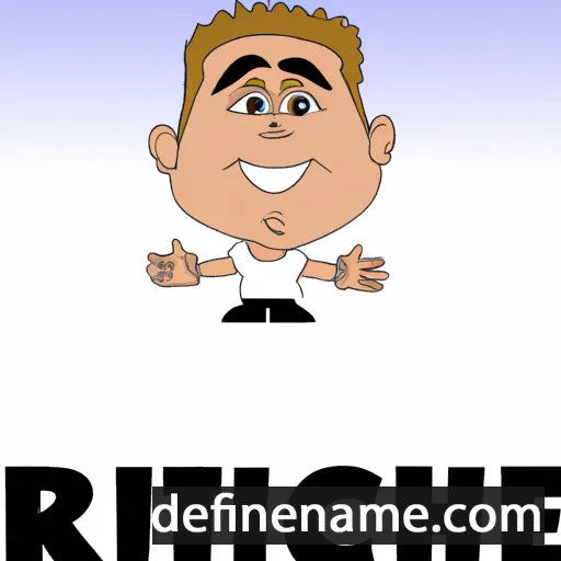 cartoon of the name Richie