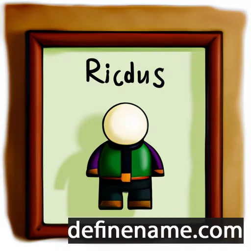 Richildis cartoon