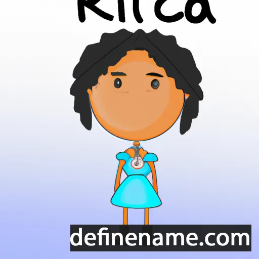 Ricia cartoon